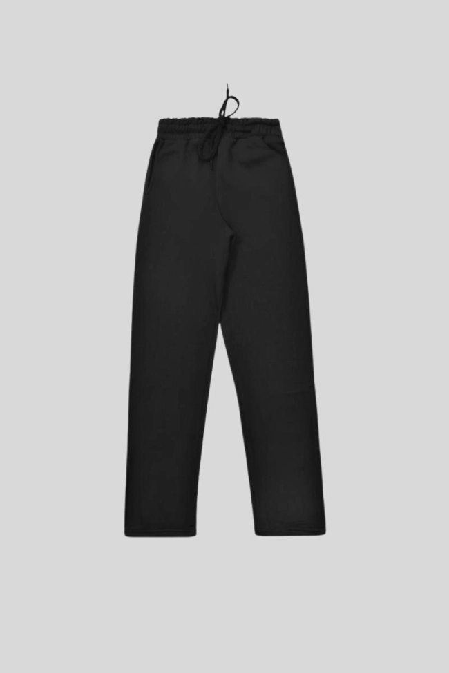 Produto Calça SBA Moletom Corte Reto Masculina Preta