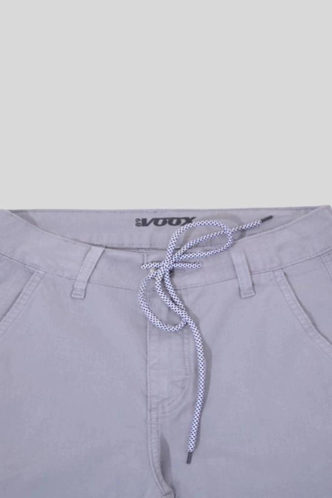 Produto Calça Voox Cargo Sarja Feminina Cinza