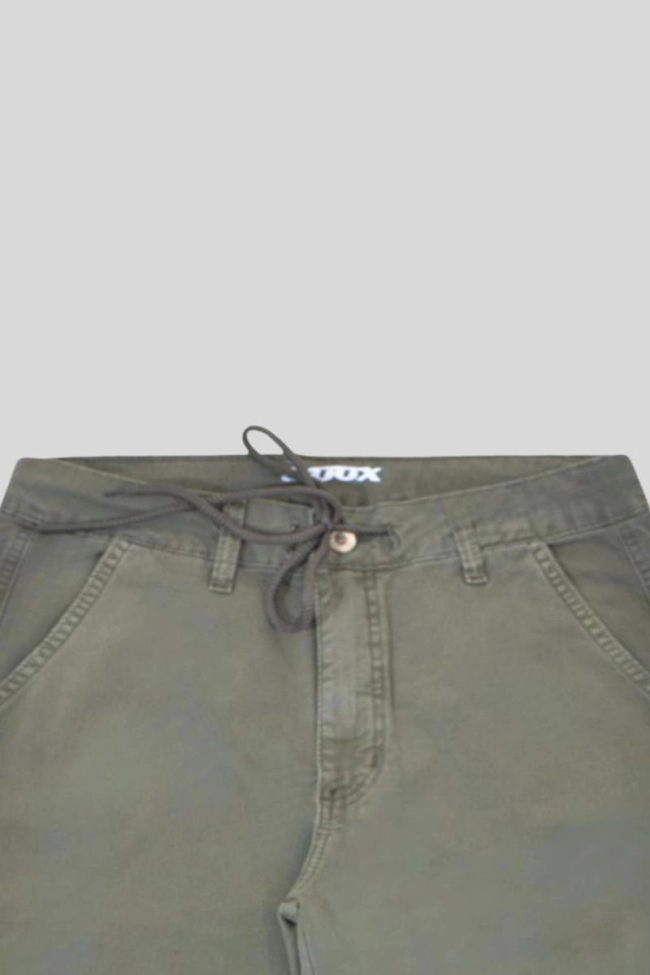 Calça Voox Cargo Sarja Feminina Verde Militar Produto Calça Voox Cargo Sarja Feminina Verde Militar