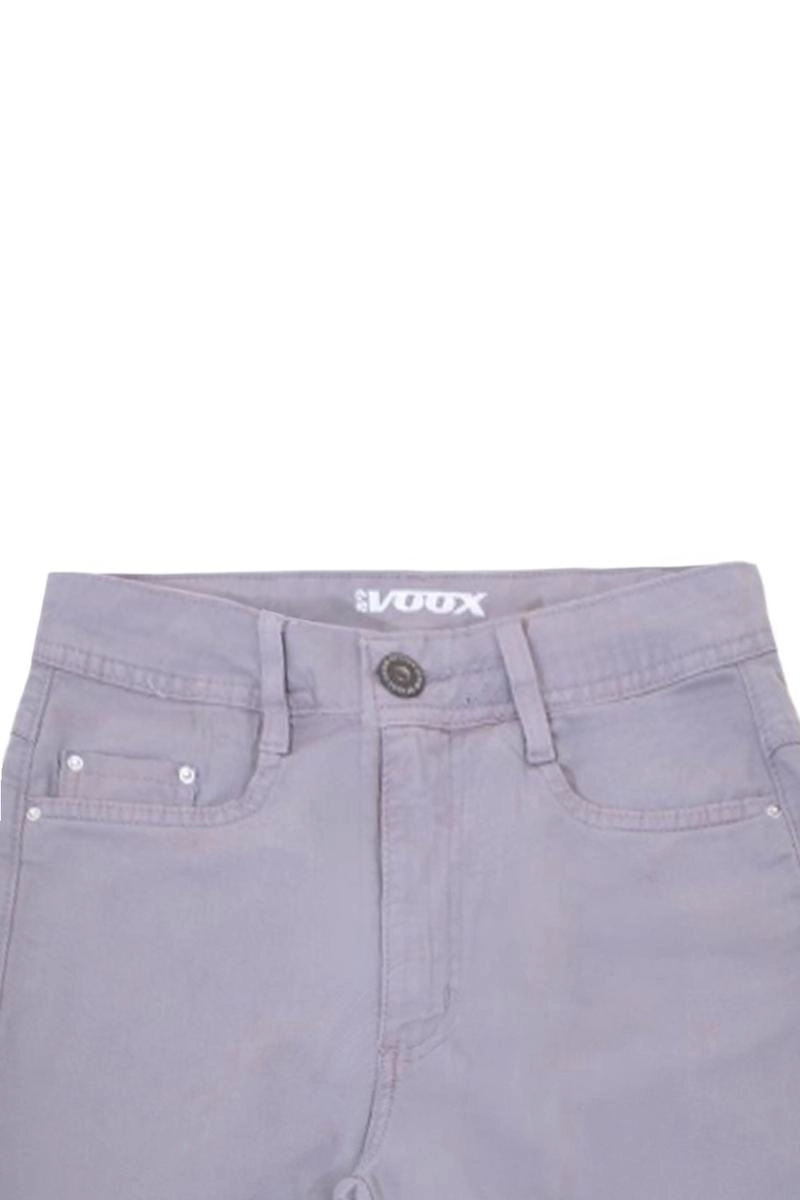 Calça Voox Sarja Wide Leg Feminina Cinza Produto Calça Voox Sarja Wide Leg Feminina Cinza