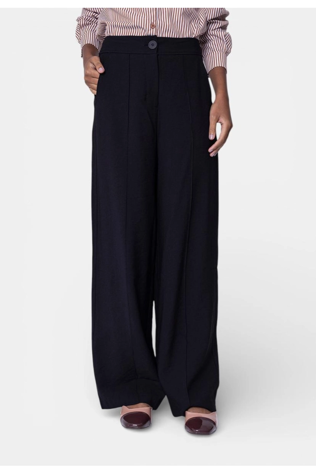 Calça Gabip Pantalona Alfaiataria Feminina Preta Produto Calça Gabip Pantalona Alfaiataria Feminina Preta