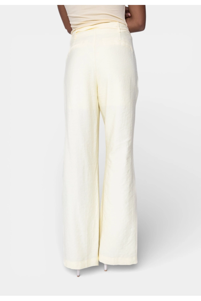 Produto Calça Gabip Alfaiataria Feminina Amarela 