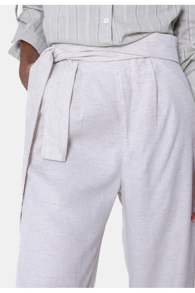 Produto Calça Gabip Pantalona Cinto Feminina Linho