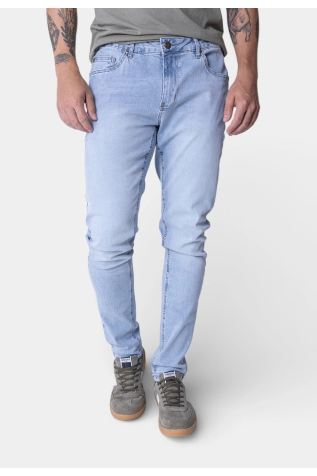 Produto Calça Lee Skinny Malone Masculina Jeans Claro
