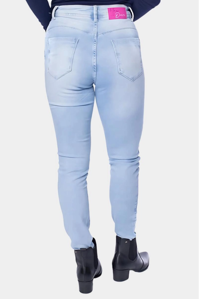 Produto Calça Max Denim Skinny Cós Alto Feminina Jeans