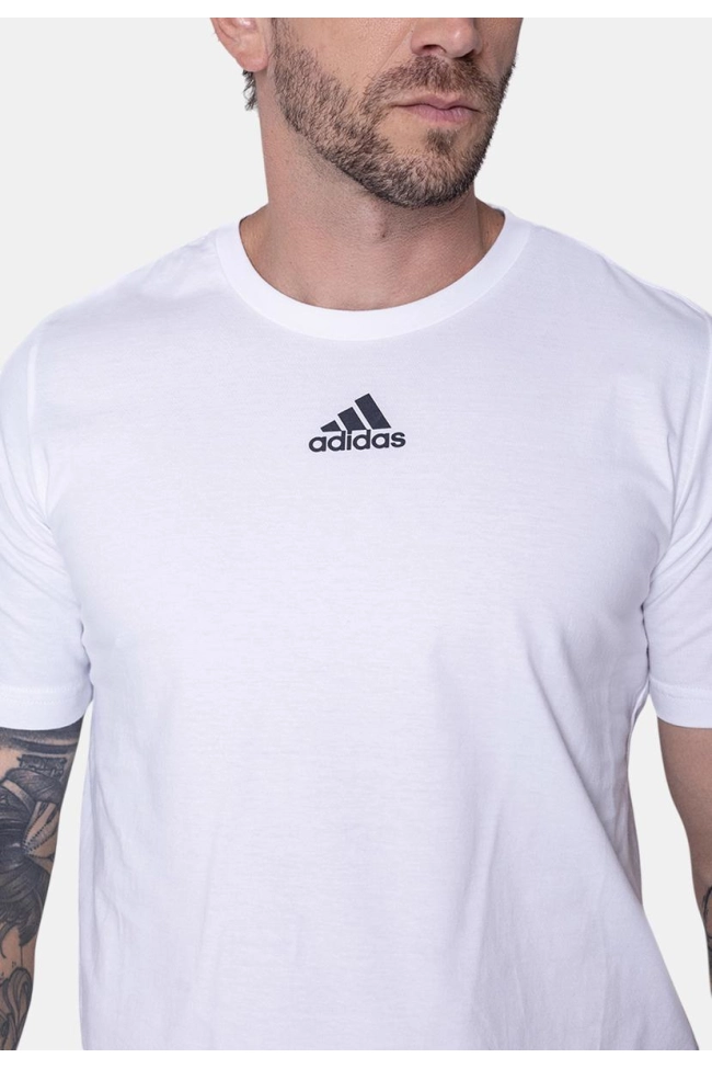 Produto Camiseta Adidas Manga Curta Small Logo Masculina Branca 