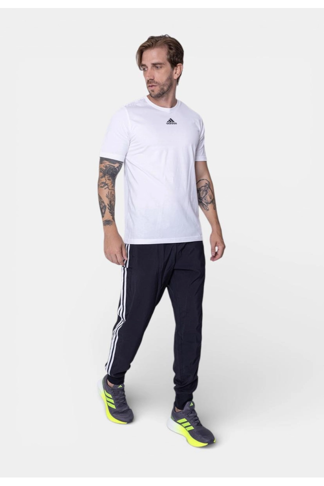 Produto Camiseta Adidas Manga Curta Small Logo Masculina Branca 