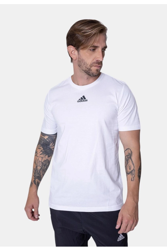 Produto Camiseta Adidas Manga Curta Small Logo Masculina Branca 