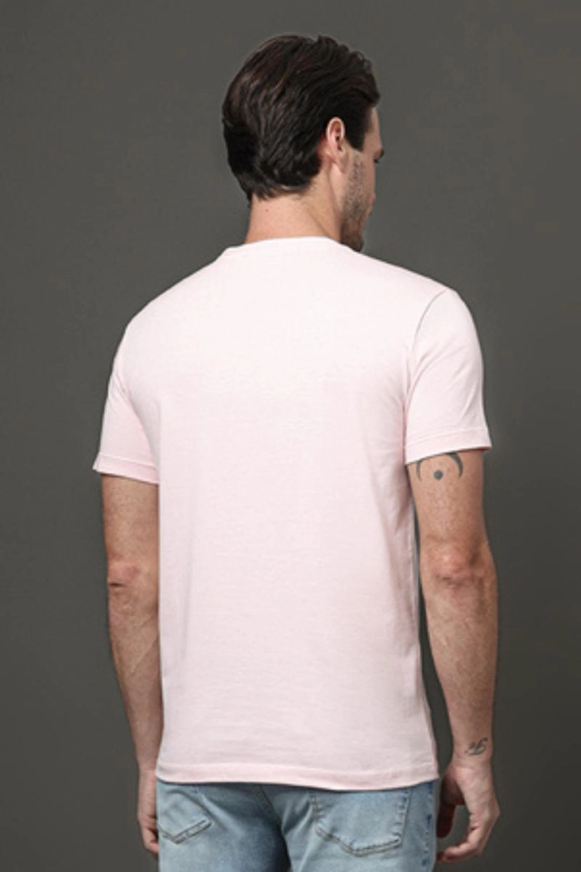 Produto Camiseta Calvin Klein Manga Curta Masculino Rosa Claro 