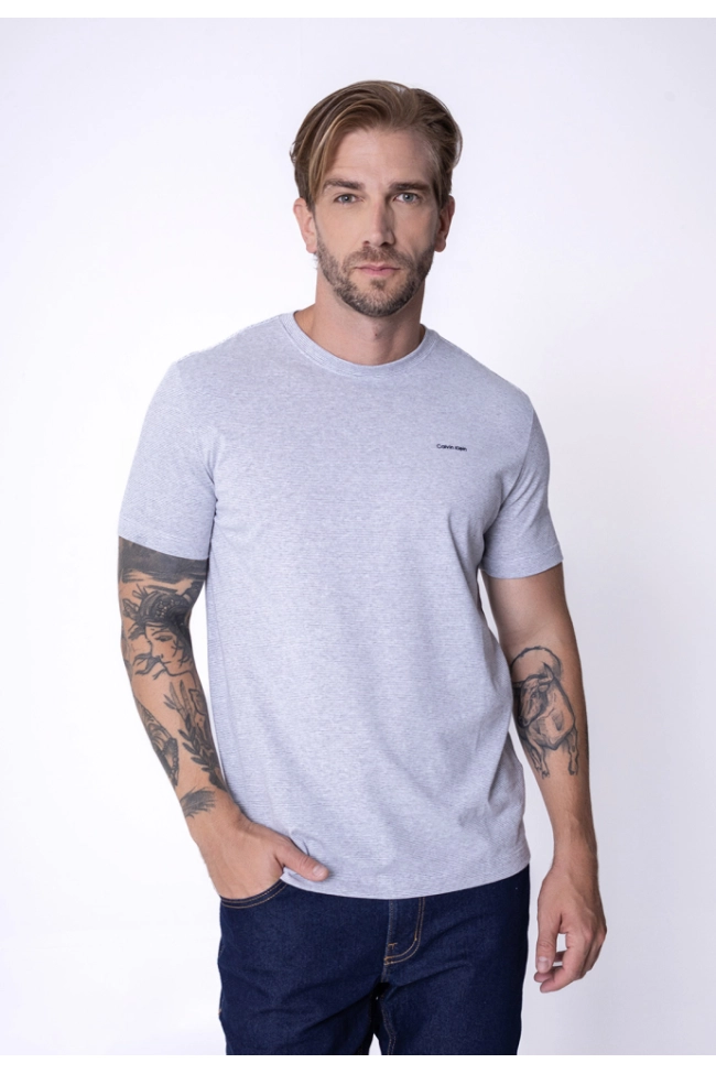Produto Camiseta Calvin Klein Manga Custa Masculina 