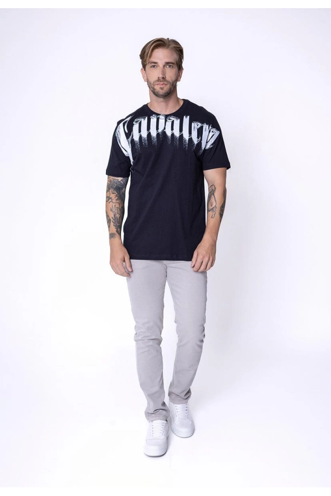 Produto Camiseta Cavalera Manga Curta Masculina Preta