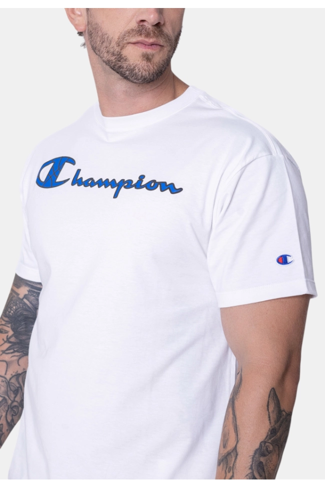 Produto Camiseta Champion Estampada Masculina Branca