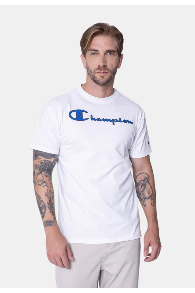 Produto Camiseta Champion Estampada Masculina Branca