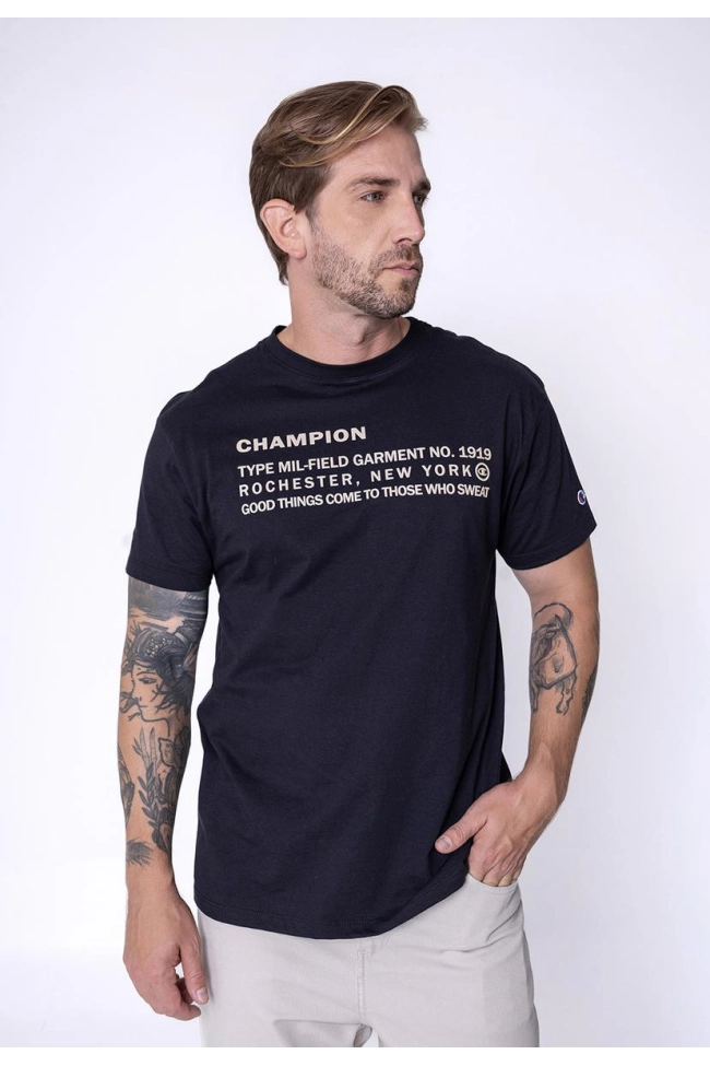 Produto Camiseta Champion Masculina Preta