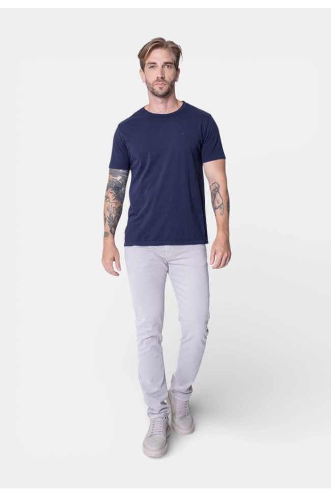 Produto Camiseta Ellus Manga Curta Masculina Marinho