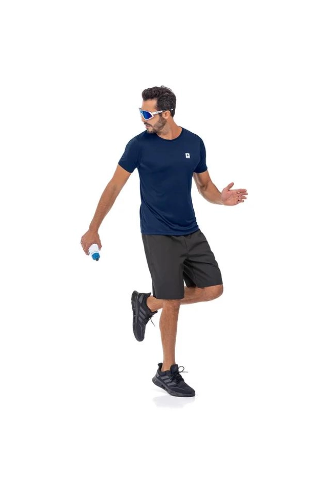 Produto Camiseta Endorfina Dry Fit Masculina Marinho