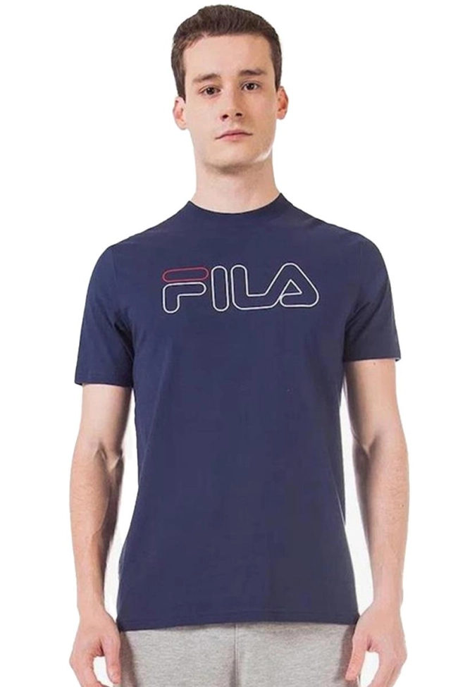 Produto Camiseta Fila Manga Curta Letter Algodão Masculino