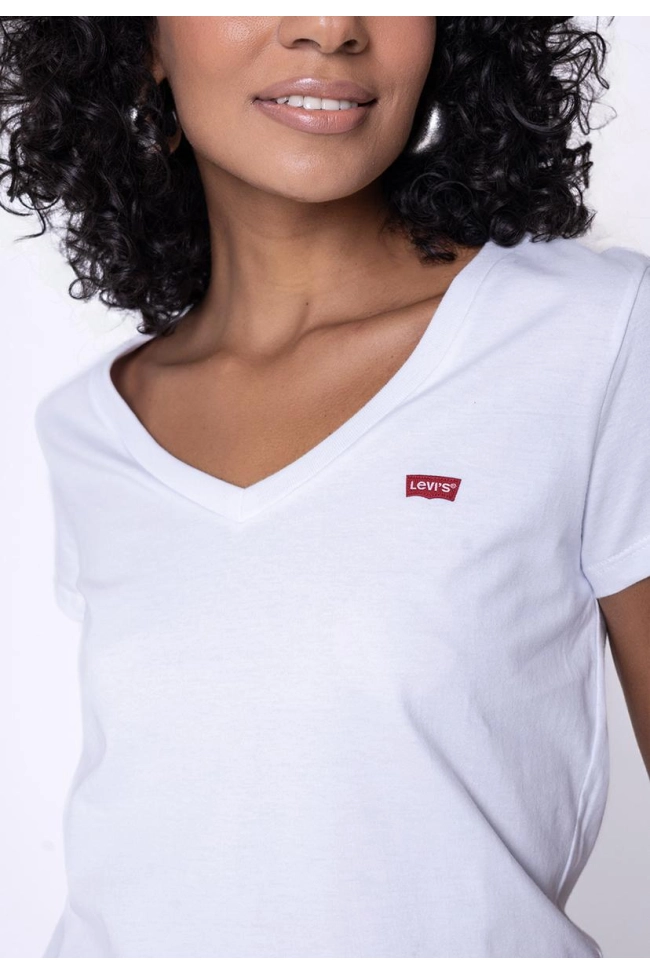 Produto Camiseta Levis Gola V Feminina 