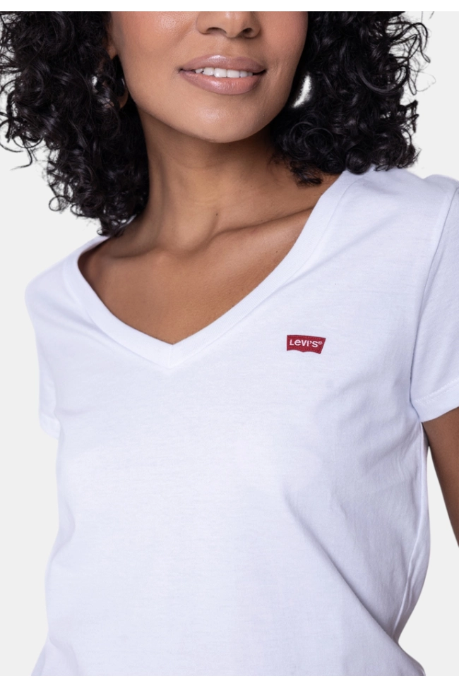 Produto Camiseta Levis Gola V Feminina 