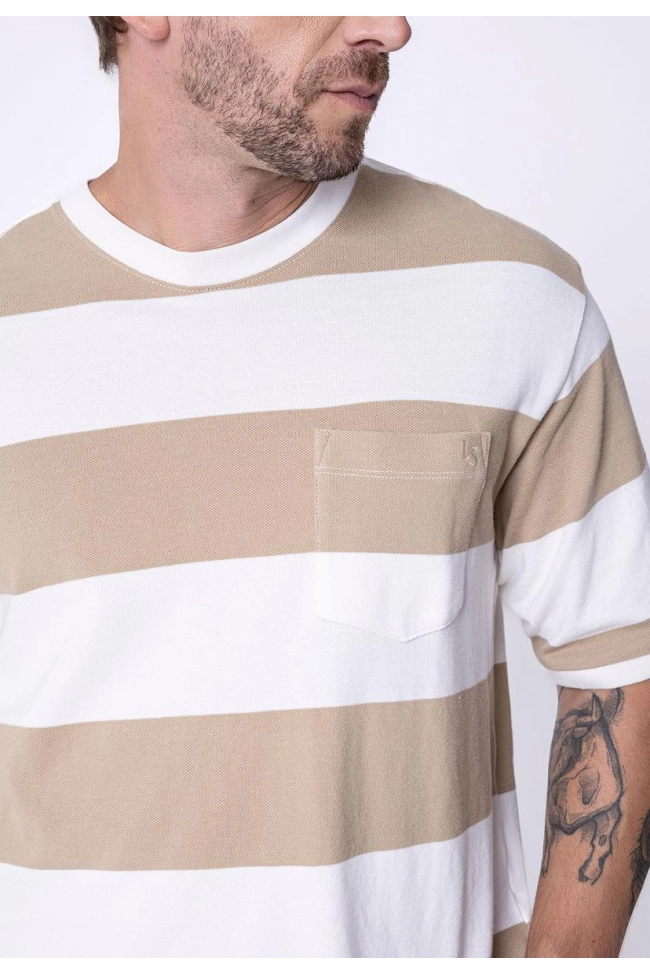 Produto Camiseta Levis Listrada Manga Custa Masculina 