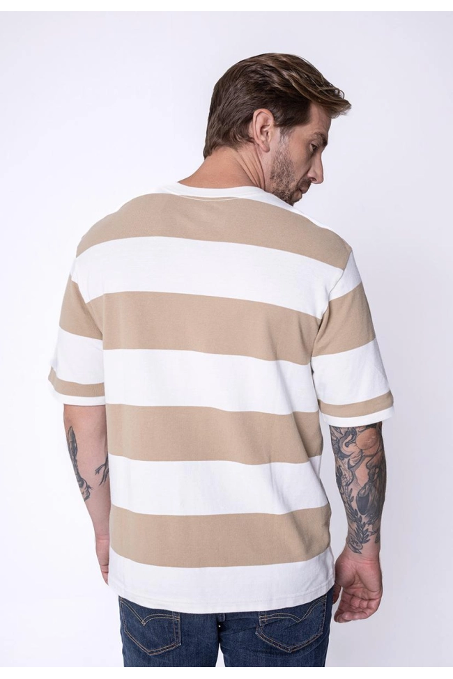 Produto Camiseta Levis Listrada Manga Custa Masculina 