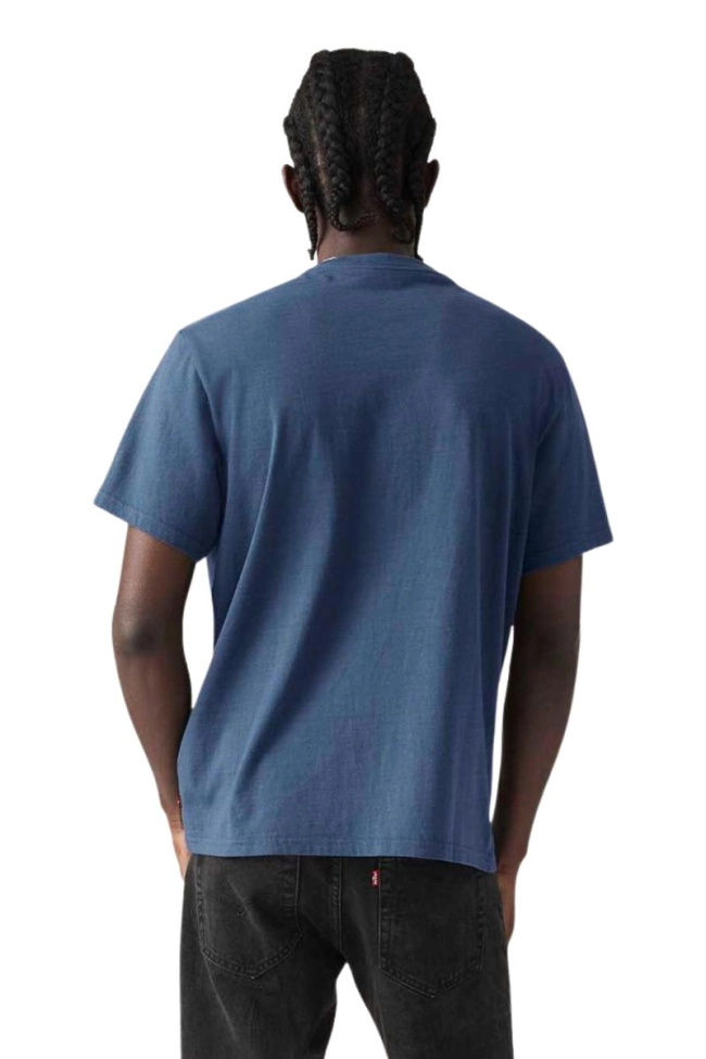 Produto Camiseta Levis Manga Curta Crewneck Tee Masculino Azul 