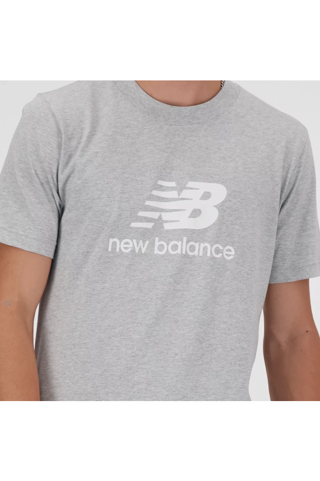 Camiseta New Balance Manga Curta Masculina Cinza Produto Camiseta New Balance Manga Curta Masculina Cinza