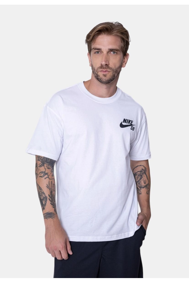 Produto Camiseta Nike Manga Curta SB Masculina Branca