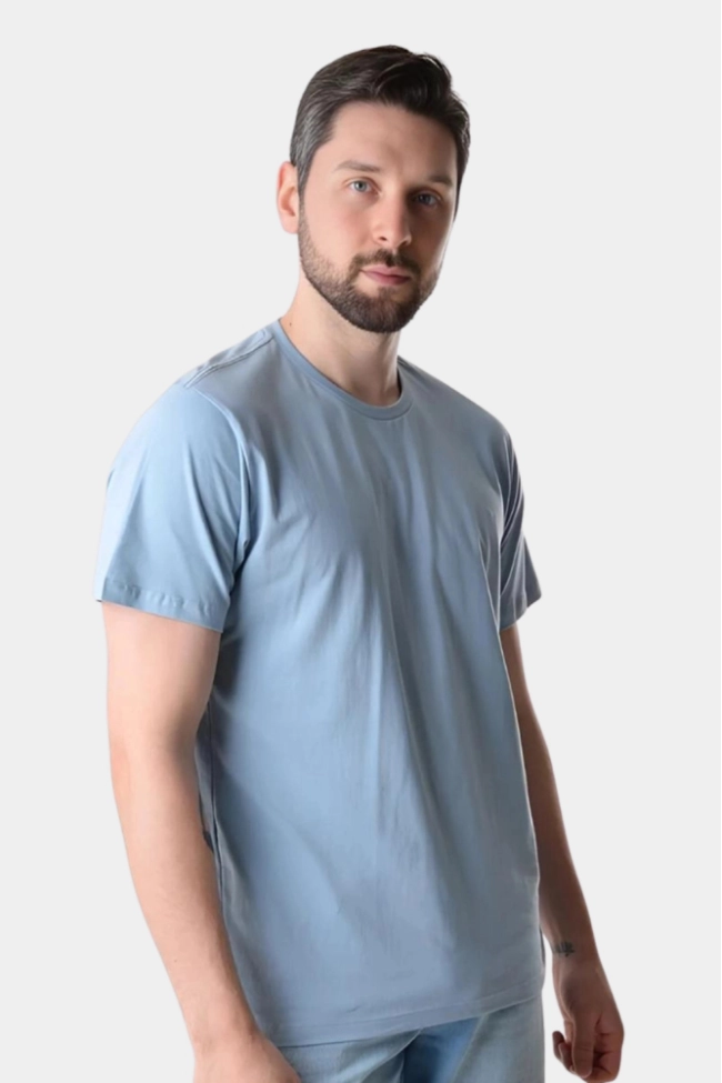 Produto Camiseta Ogochi Básica Masculina Azul