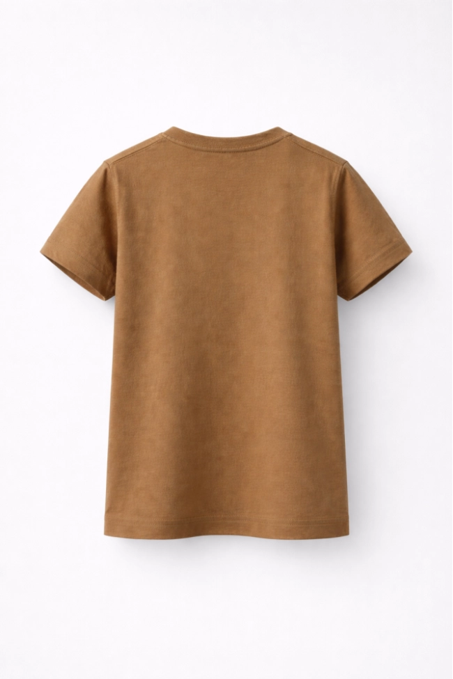 Camiseta Ogochi Manga Curta Básica Juvenil Masculina Camel Produto Camiseta Ogochi Manga Curta Básica Juvenil Masculina Camel