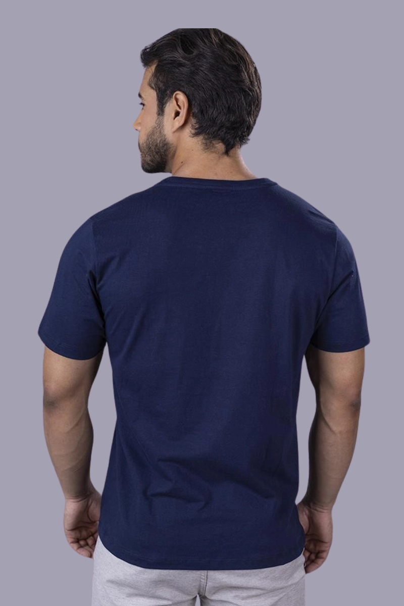 Camiseta Stress Básica Masculina Marinho Produto Camiseta Stress Básica Masculina Marinho
