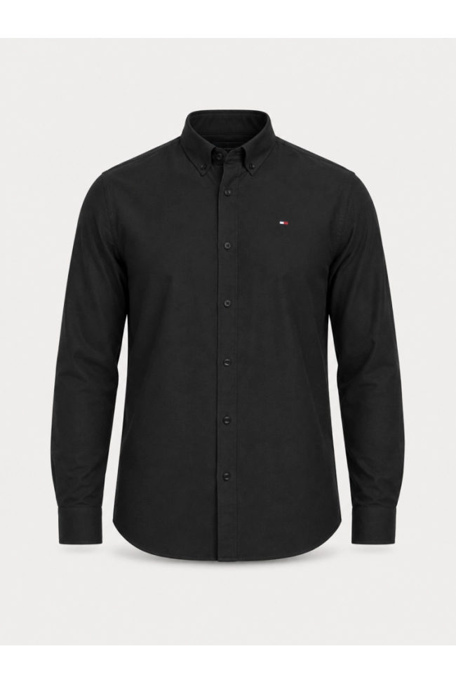Camiseta Tommy Hilfiger Manga Longa Lisa Masculina Preta Produto Camiseta Tommy Hilfiger Manga Longa Lisa Masculina Preta
