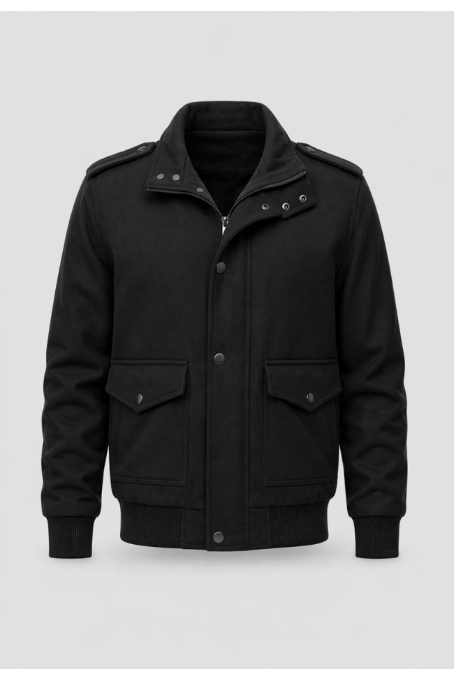 Produto Casaco Crocker Lã Batida Masculino Preto