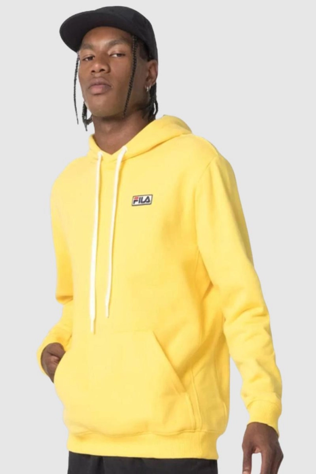 Produto Casaco Fila Basic Essential Capuz Masculino Amarelo