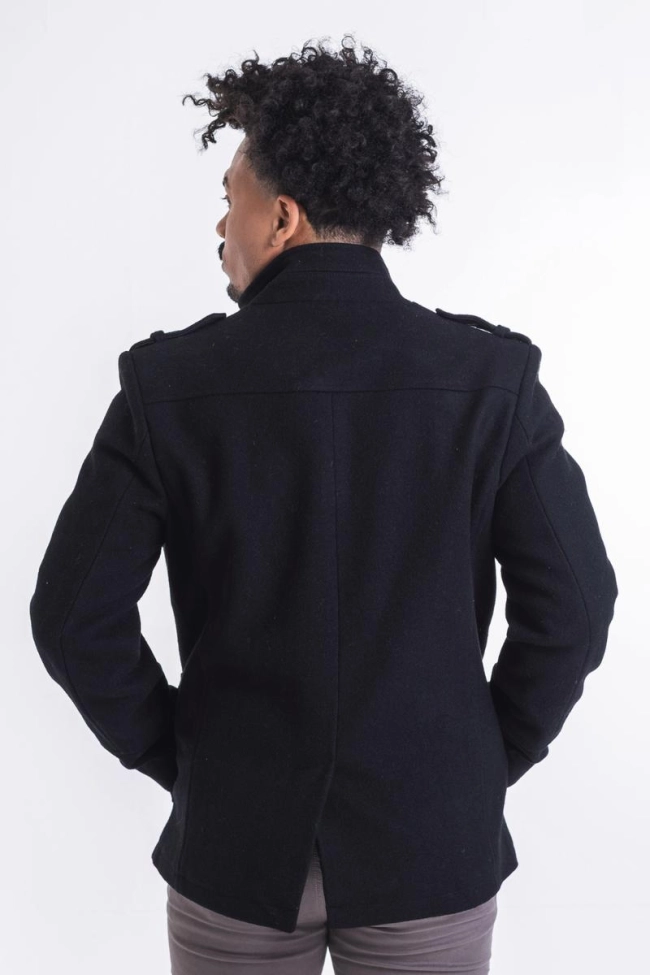 Produto Casaco La Marca Lã Masculino Preto 