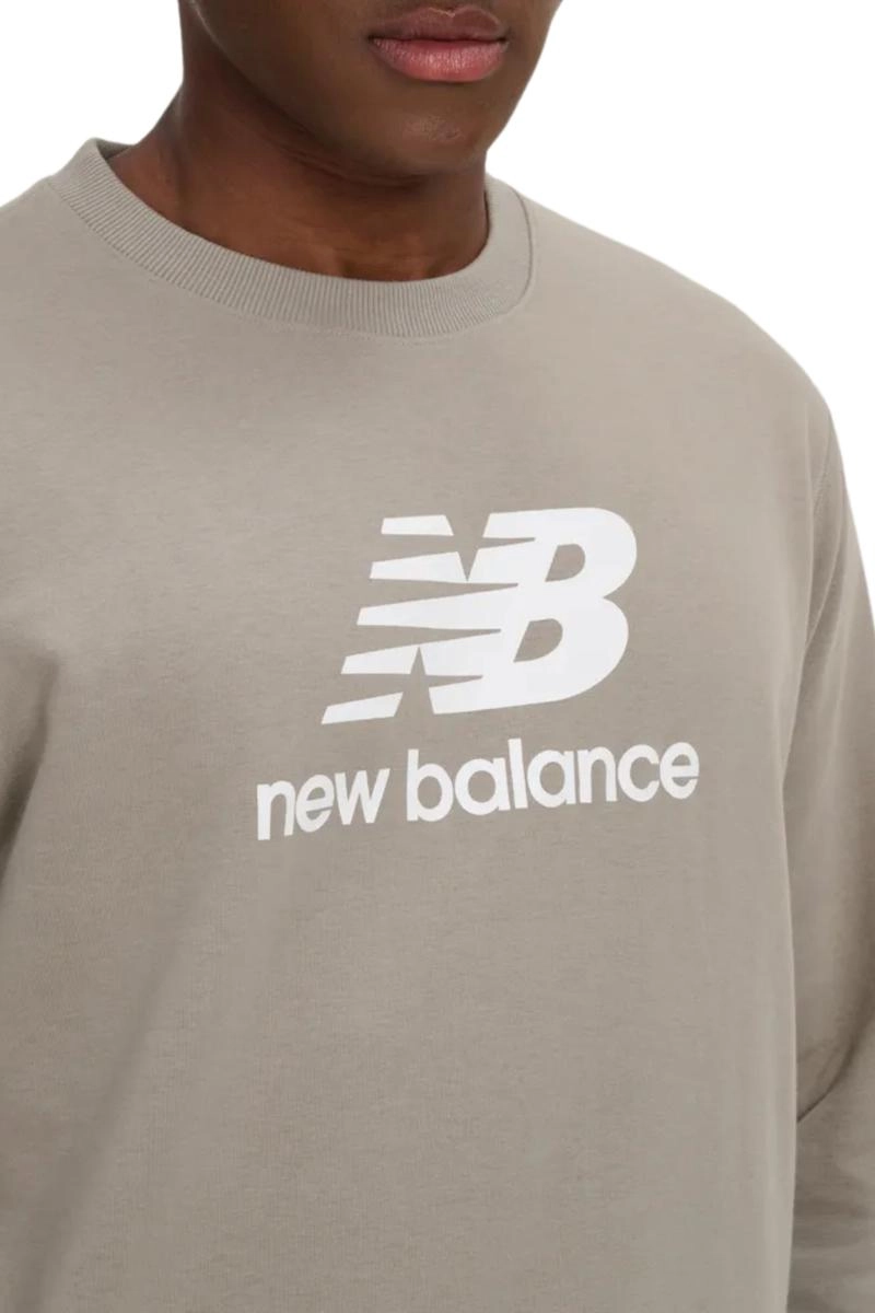 Moletom New Balance Essentials Basic Masculino Bege Produto Moletom New Balance Essentials Basic Masculino Bege