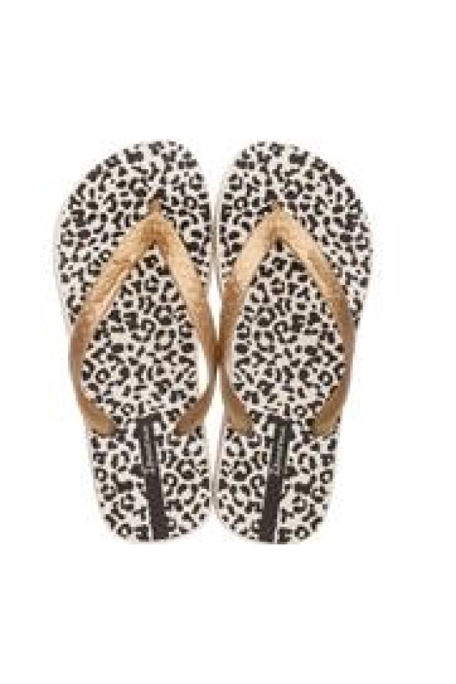 Produto Chinelo Ipanema Grendene Feminino Bege-Ouro-Marrom