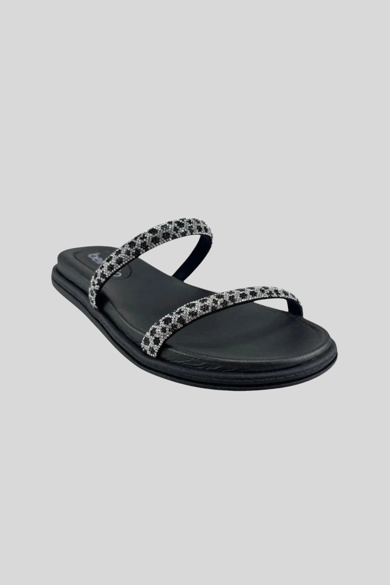 Produto Chinelo Beira Rio Rasteira Feminina Preta