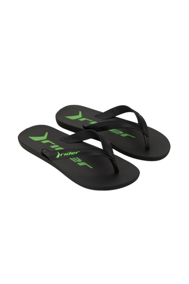 Produto Chinelo Rider Feel Grendene Masculino Preto/Verde