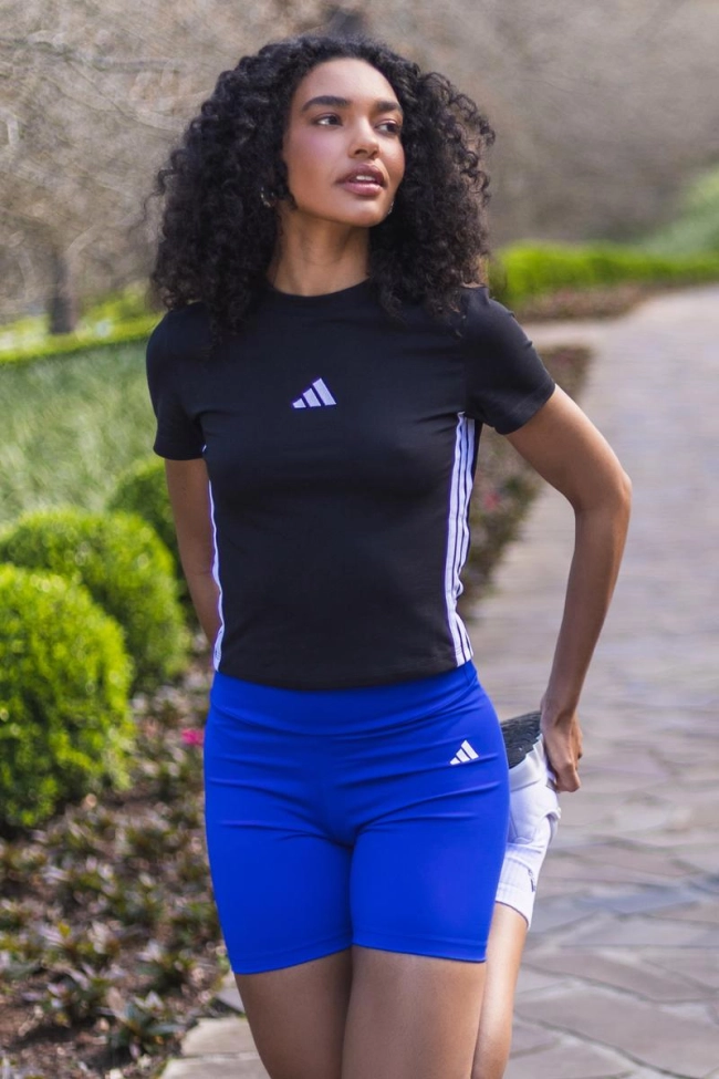 Camiseta Adidas Cropped Manga Curta Feminino Produto Camiseta Adidas Cropped Manga Curta Feminino