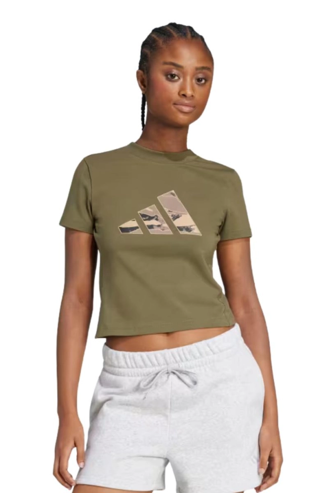 Camiseta Adidas Cropped Manga Curta Feminina Produto Camiseta Adidas Cropped Manga Curta Feminina