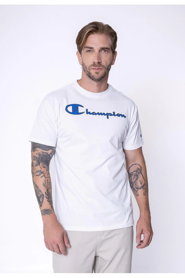 Produto Camiseta Champion Estampada Masculina Branca