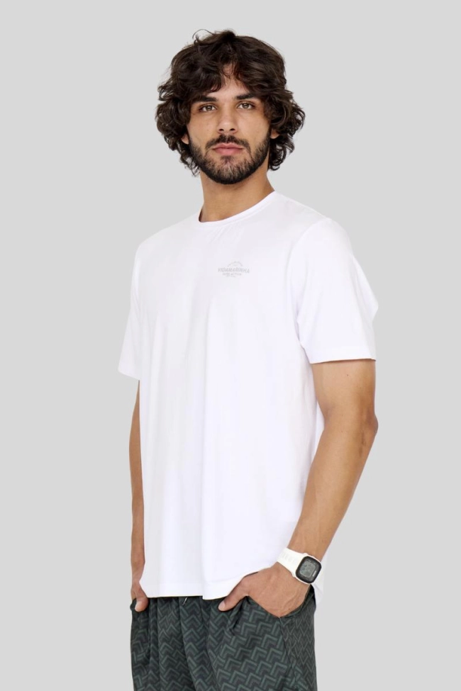 Camiseta Vida Marinha Manga Curta Masculino Produto Camiseta Vida Marinha Manga Curta Masculino