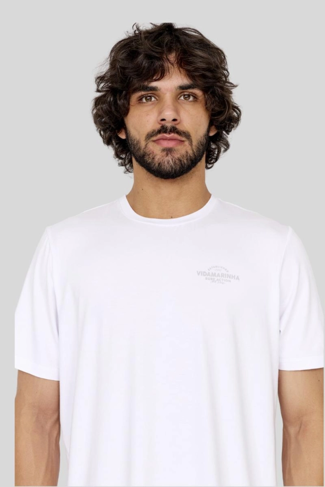 Camiseta Vida Marinha Manga Curta Masculino Produto Camiseta Vida Marinha Manga Curta Masculino