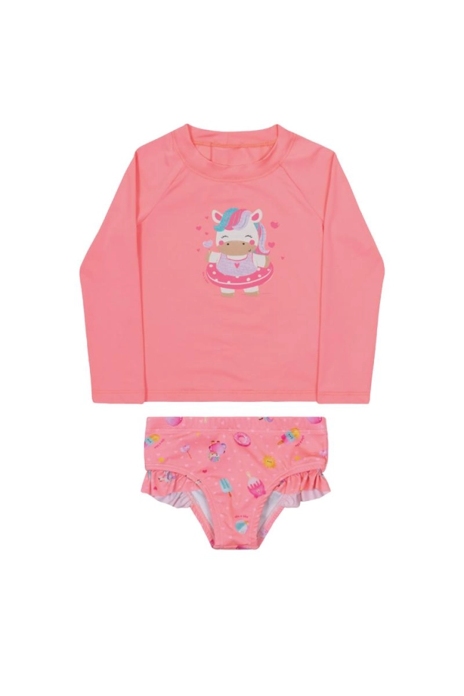 CONJ BABY FEM ML PRAIA KIKO E KIKA Produto CONJ BABY FEM ML PRAIA KIKO E KIKA