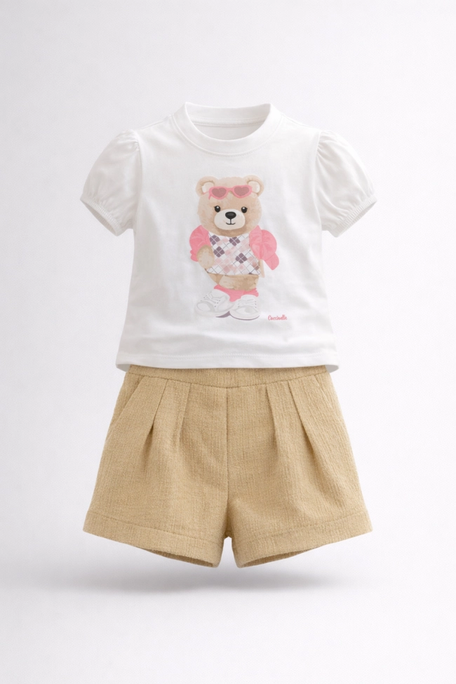 Conjunto Coccinelle Manga Curta Estampado Bebê Feminino Produto Conjunto Coccinelle Manga Curta Estampado Bebê Feminino