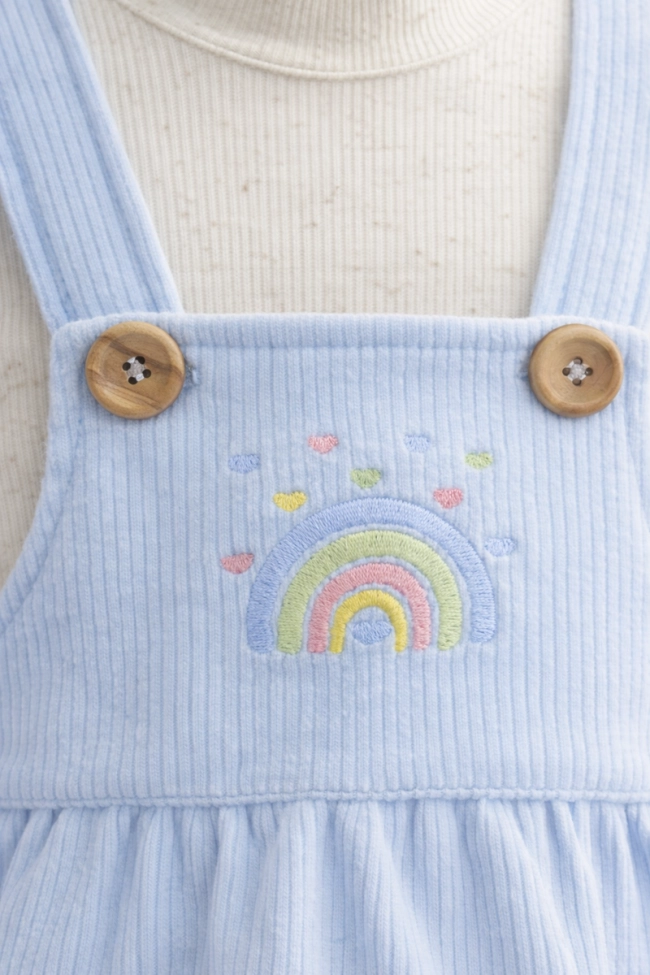 Produto Conjunto Coccinelle Salopete Manga Longa Bebê Feminino