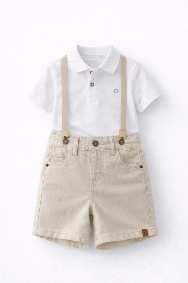 Produto Conjunto Malwee Suspensorio Masculino Bebê