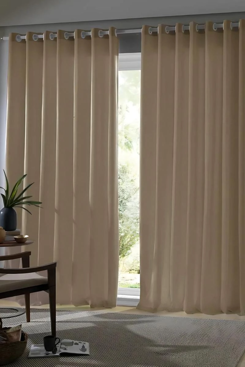 Produto Cortina Bella Janela Rustica Salta Duna 3,0m x 2,30m