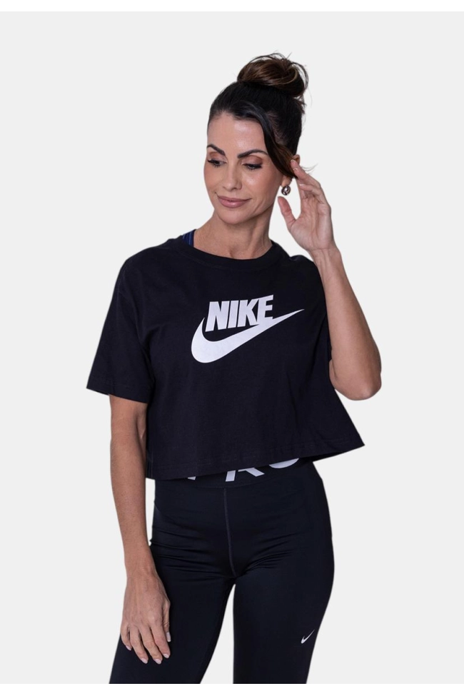 Produto Cropped Nike Essentials Feminino Preta